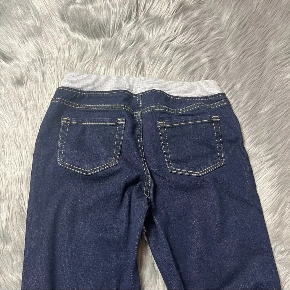 Cat And Jack Skinny Fit Girls Pull On Knit Waist Jeans Size 12